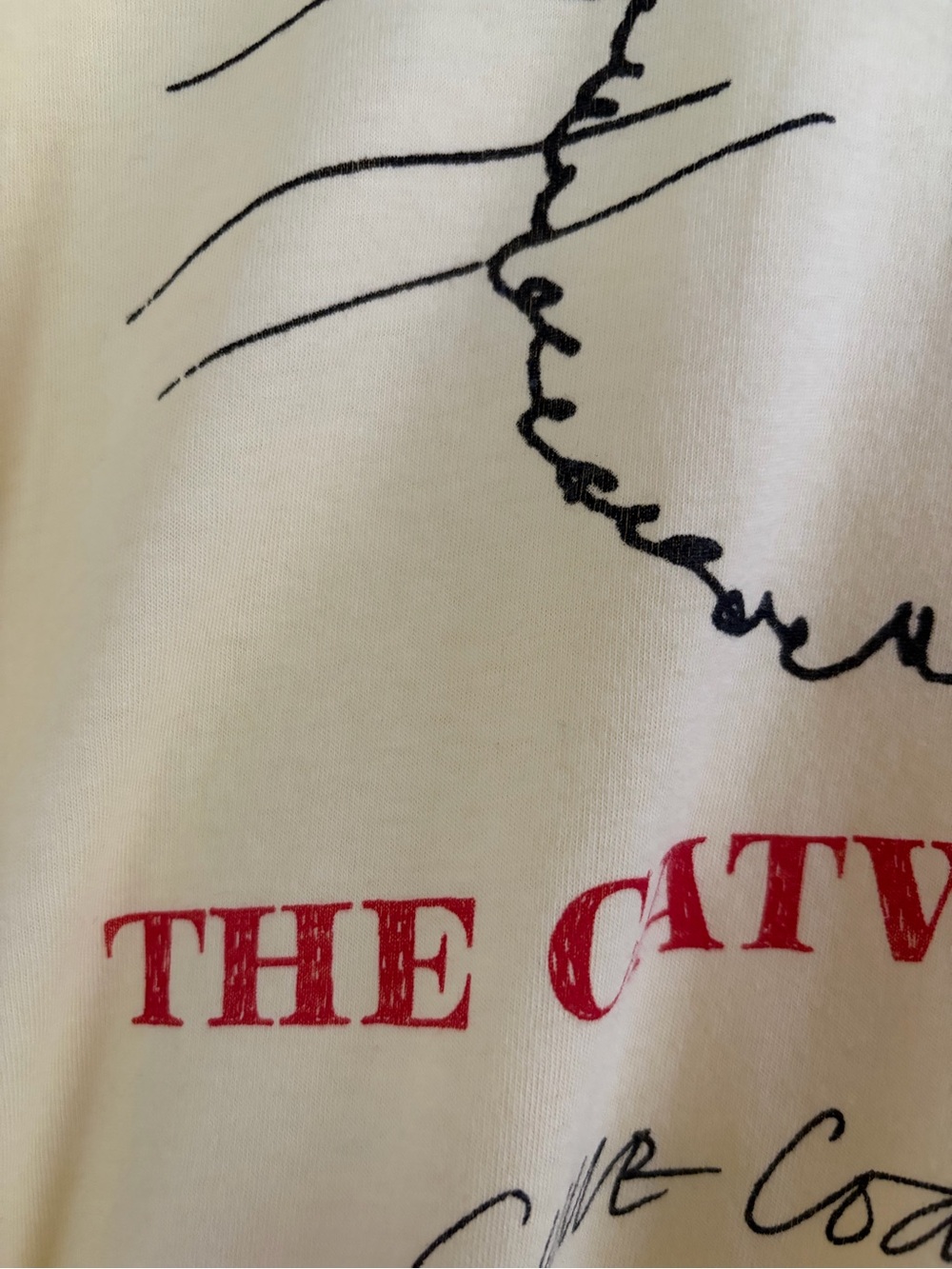 NWOT MARC JACOBS x Grace Coddington Catwalk Cats Shirt M RARE Graphic Tee - Picture 5 of 9